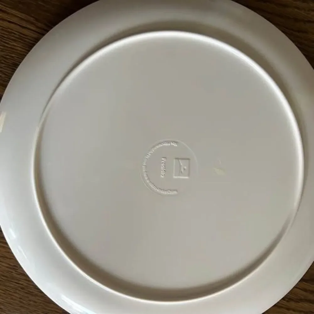 Precidio Melamine Dinner & Salad Plates; Green/Orange/Yellow (13 Total)